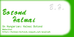 botond halmai business card